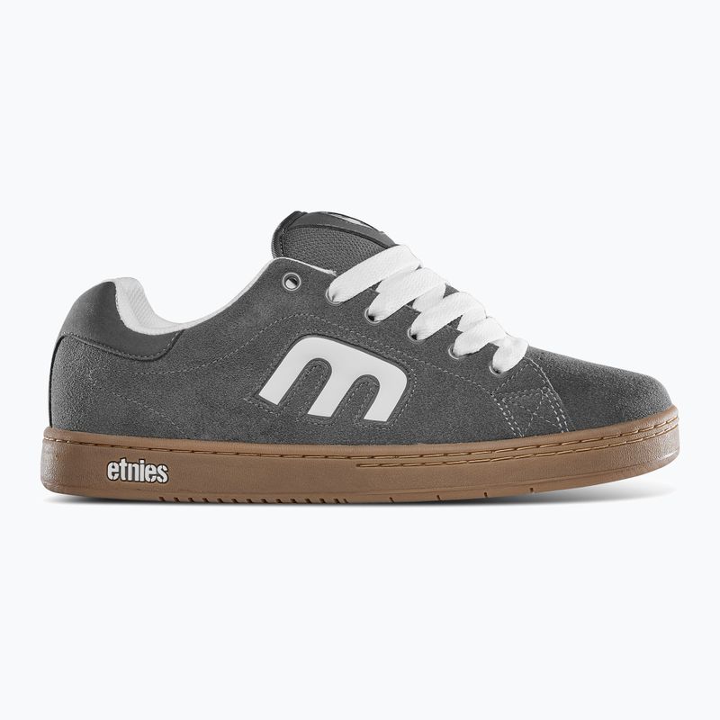 Etnies Callicut grigio/bianco/gomma scarpe da uomo 9