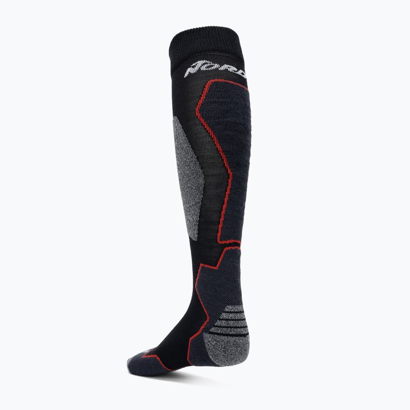 Calze da sci Nordica da uomo High Performance M nero/anthra/rosso 2