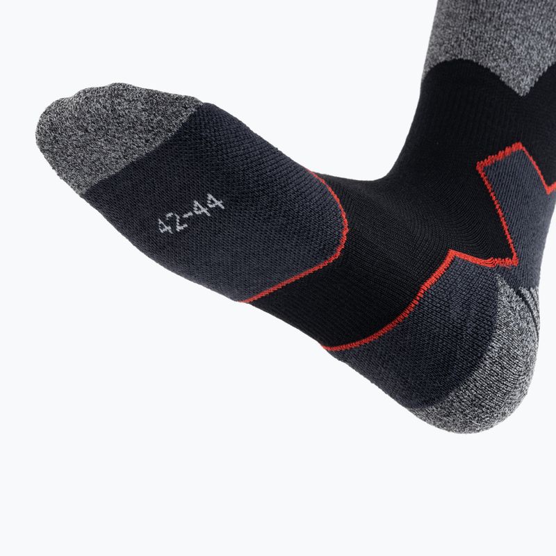 Calze da sci Nordica da uomo High Performance M nero/anthra/rosso 3