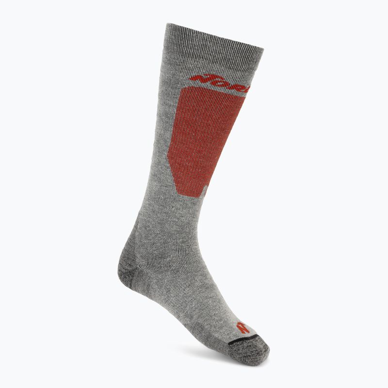 Calze da sci Nordica Uni 2.0 2 paia grigio/rosso+nero/rosso 2