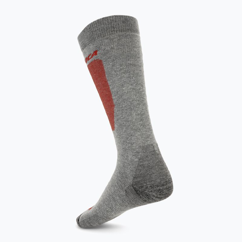 Calze da sci Nordica Uni 2.0 2 paia grigio/rosso+nero/rosso 4