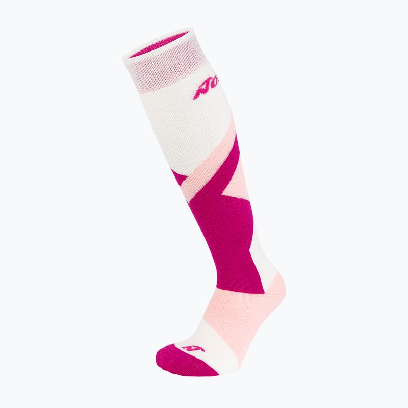 Nordica Multisports Calze da sci invernali per bambini 2 paia fuxia/ rosa/ bianco 8