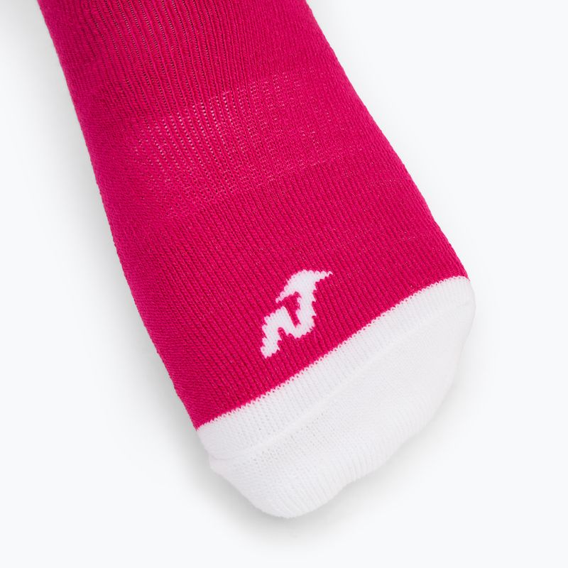 Nordica Multisports Calze da sci invernali per bambini 2 paia fuxia/ rosa/ bianco 4