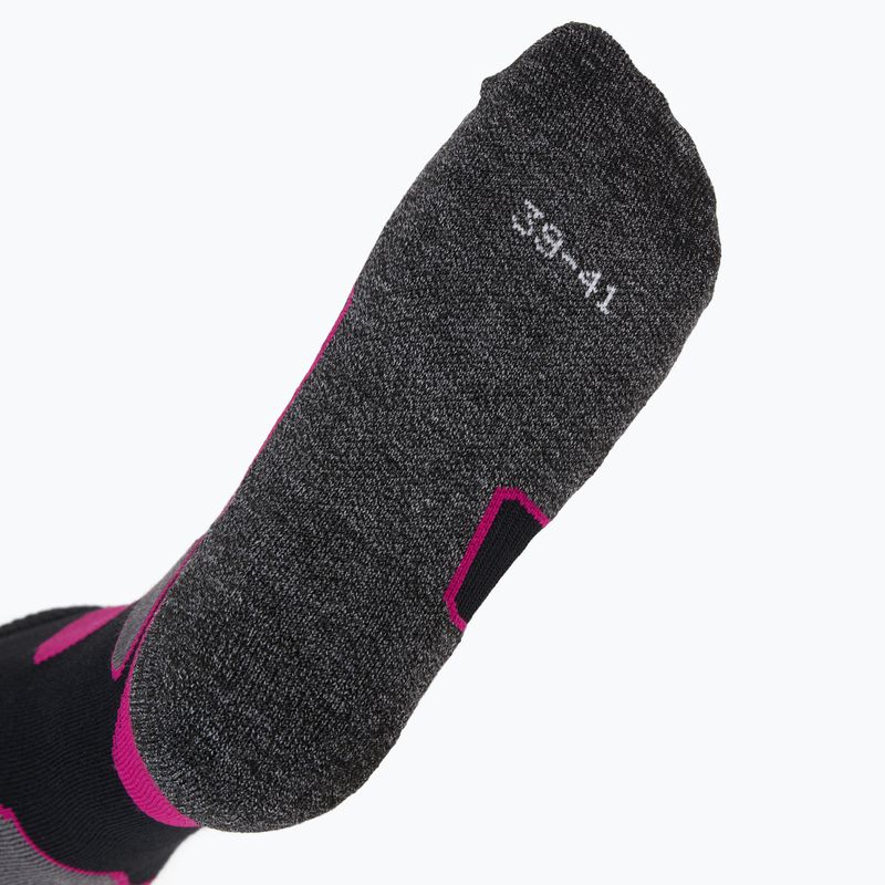 Calze da sci donna Nordica High Performance 3.0 black/fuchsia/white 4