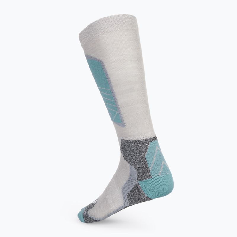 Calze da sci junior Nordica Tech Junior grey/lichen blue/cool grey 2
