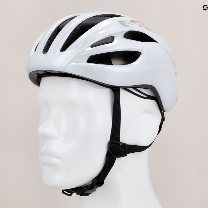 MET Rivale II Mips casco da bicicletta bianco 3HM132CE00MBI1 8
