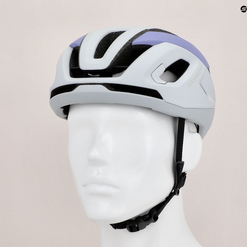 Casco da bici Oakley Aro5 Race Eu grigio chiaro/lilla 13