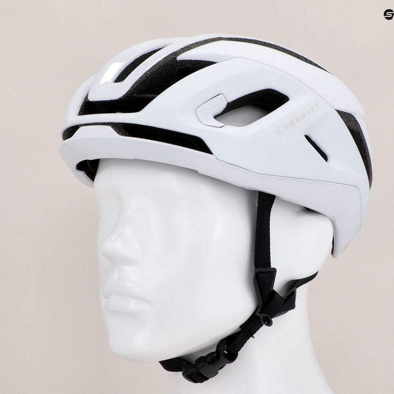 Oakley Aro5 Race Eu casco da bici whiteout lucido 13