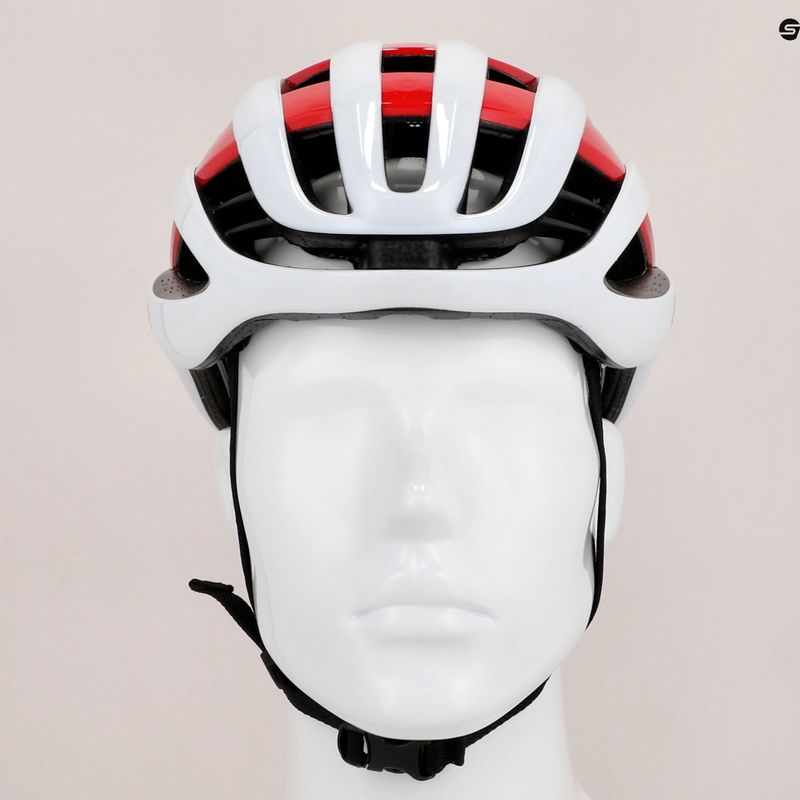 Casco da bicicletta ABUS AirBreaker bianco/rosso 11