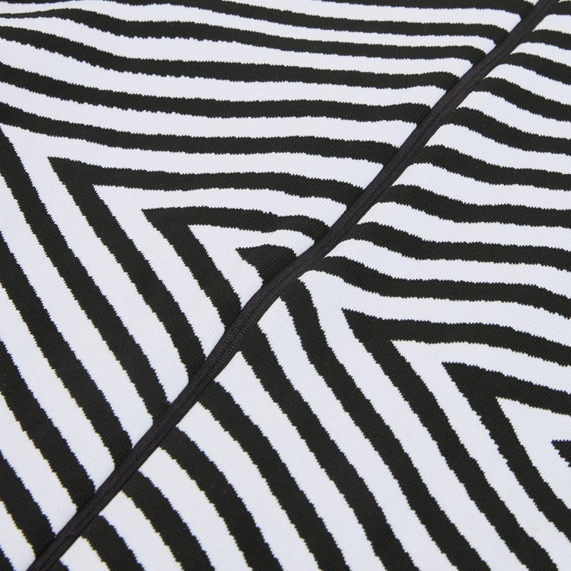 Felpa termica da donna Newland Coral Full Zip nero/bianco 3