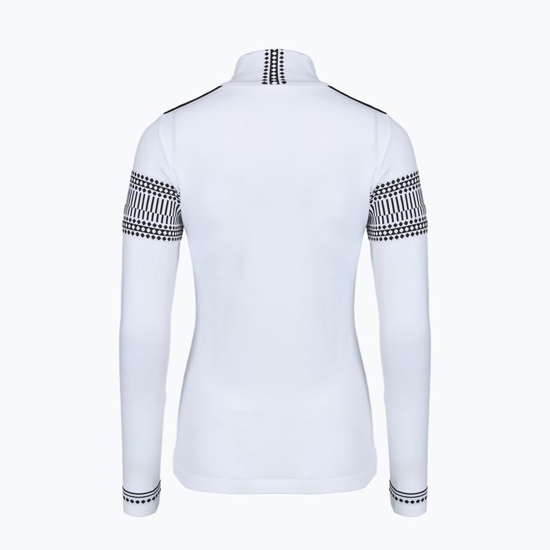 Felpa termica da donna Newland Danica bianco/nero 2