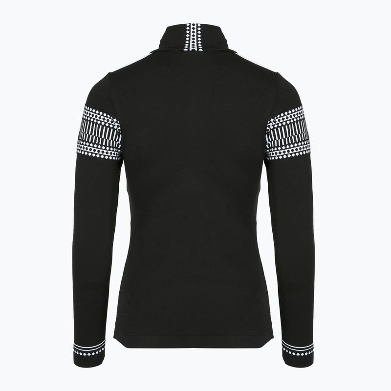 Felpa termica da donna Newland Danica nero/bianco 2