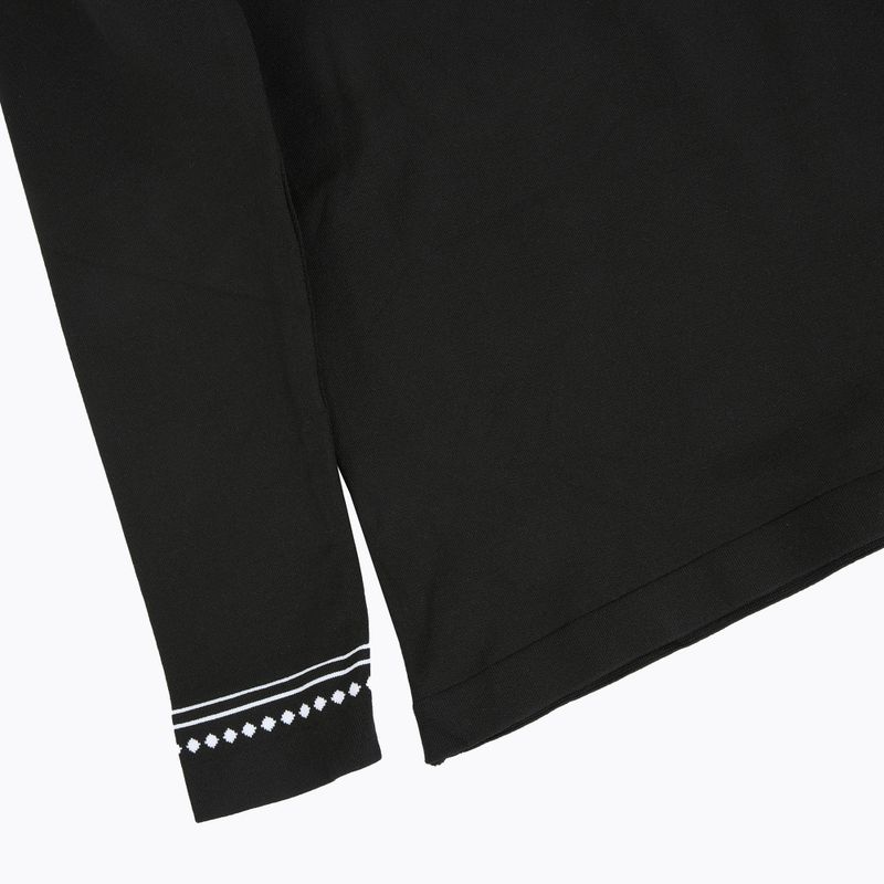 Felpa termica da donna Newland Danica nero/bianco 4