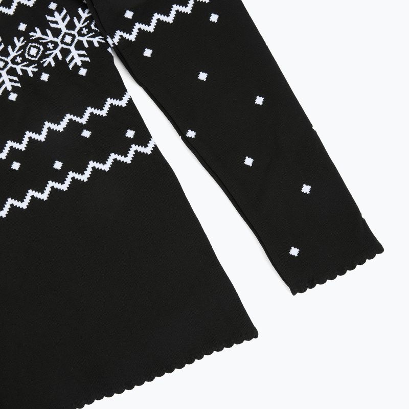 Felpa termica da donna Newland Groenlandia Half Zip nero/bianco 4