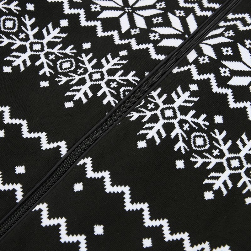 Felpa termica Newland Guenda Full Zip donna nero/bianco 3