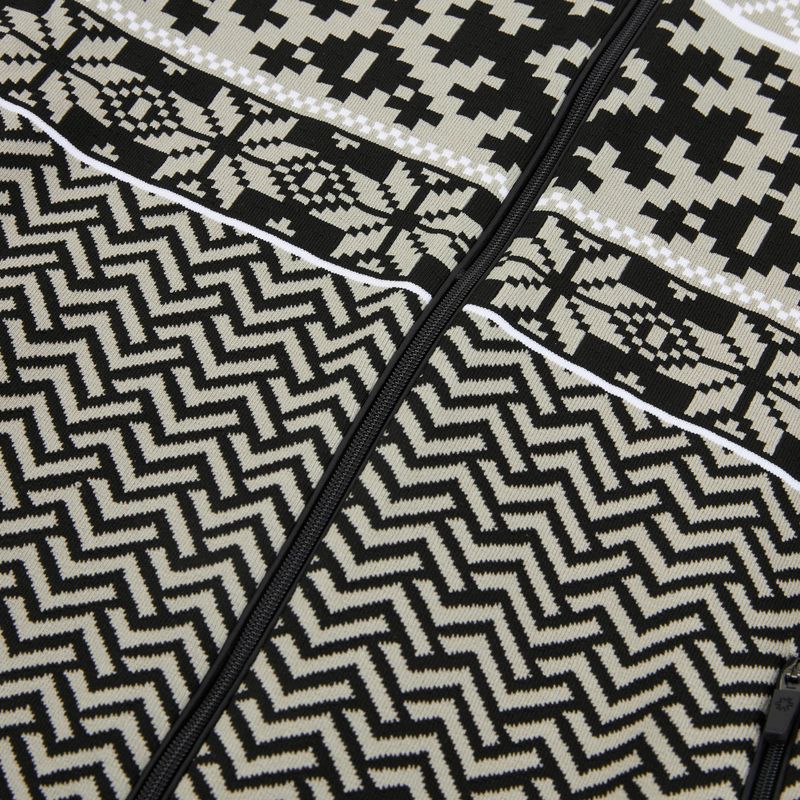 Felpa termica da donna Newland Kylie Full Zip nero/pietra 3