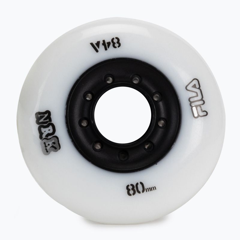 FILA Urban Wheels 80mm/84A ruote per rollerblade 8 pezzi bianco