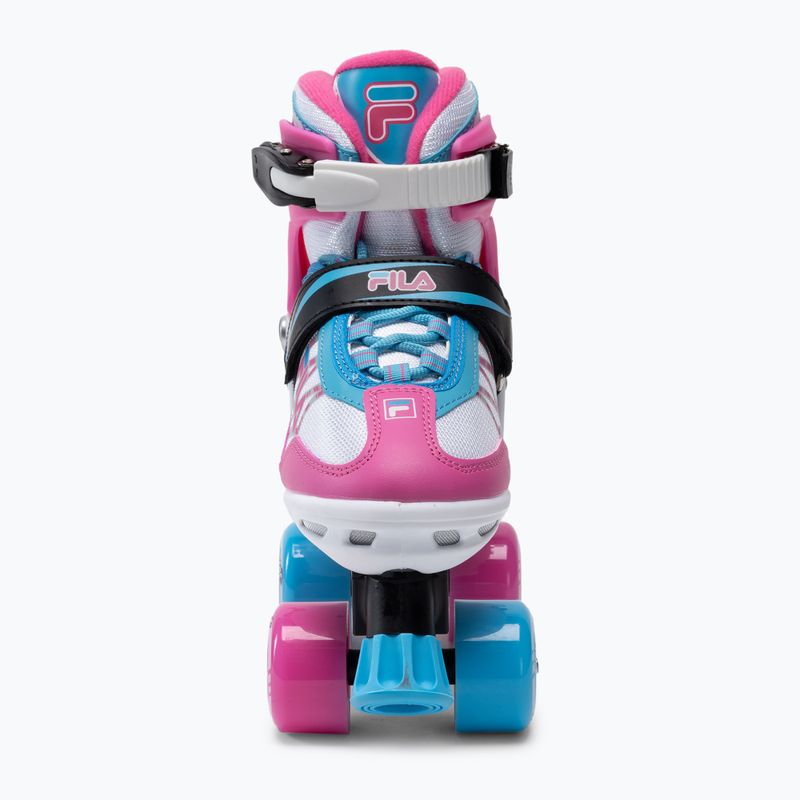 Pattini a rotelle per bambini FILA Joy G bianco/rosa/azzurro 4