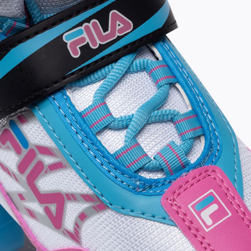 Pattini a rotelle per bambini FILA Joy G bianco/rosa/azzurro 7