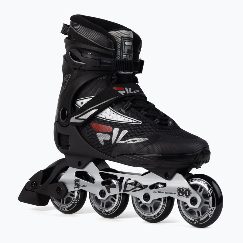 Pattini a rotelle FILA Legacy Pro 80 uomo nero/argento/rosso