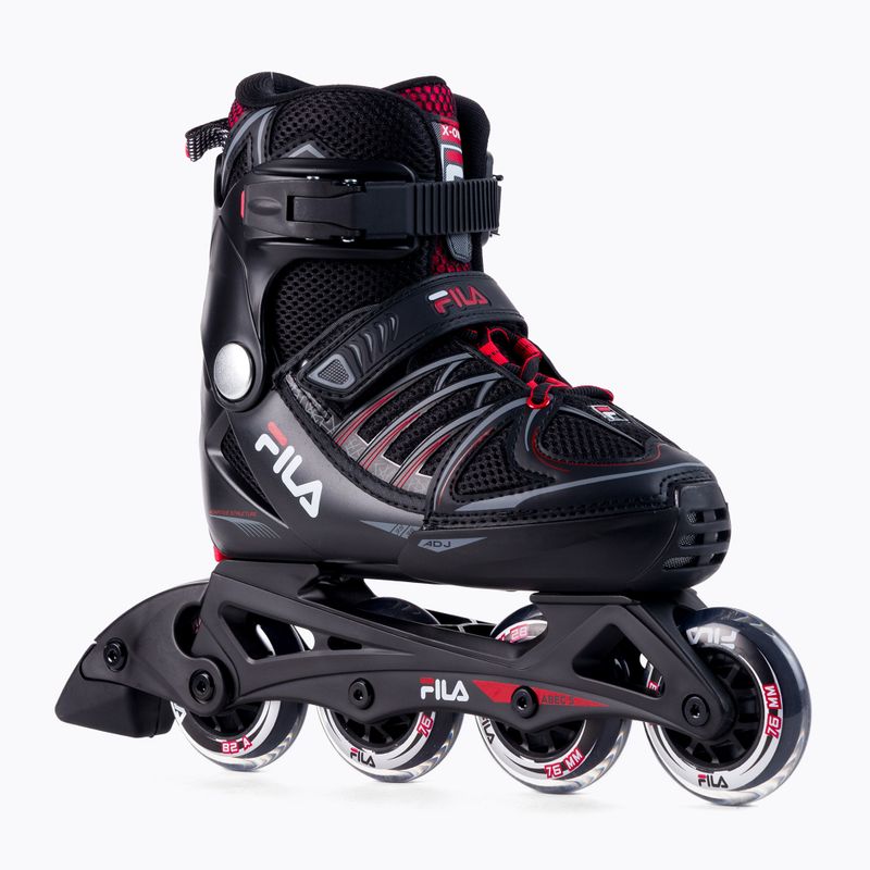 FILA X ONE rollerblade da bambino nero/rosso