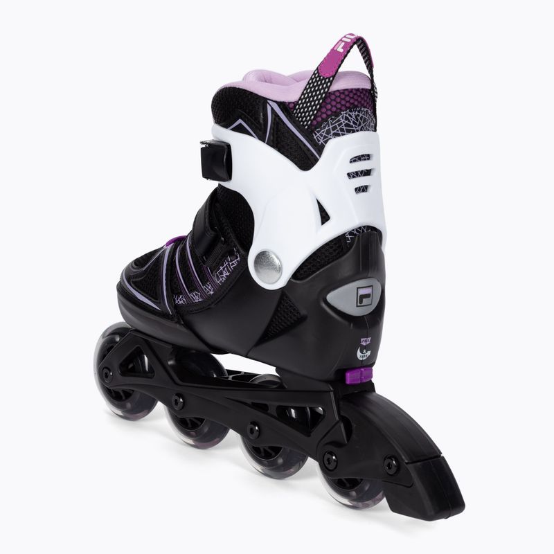 Pattini a rotelle per bambini FILA X-One G nero/rosa/magenta 3