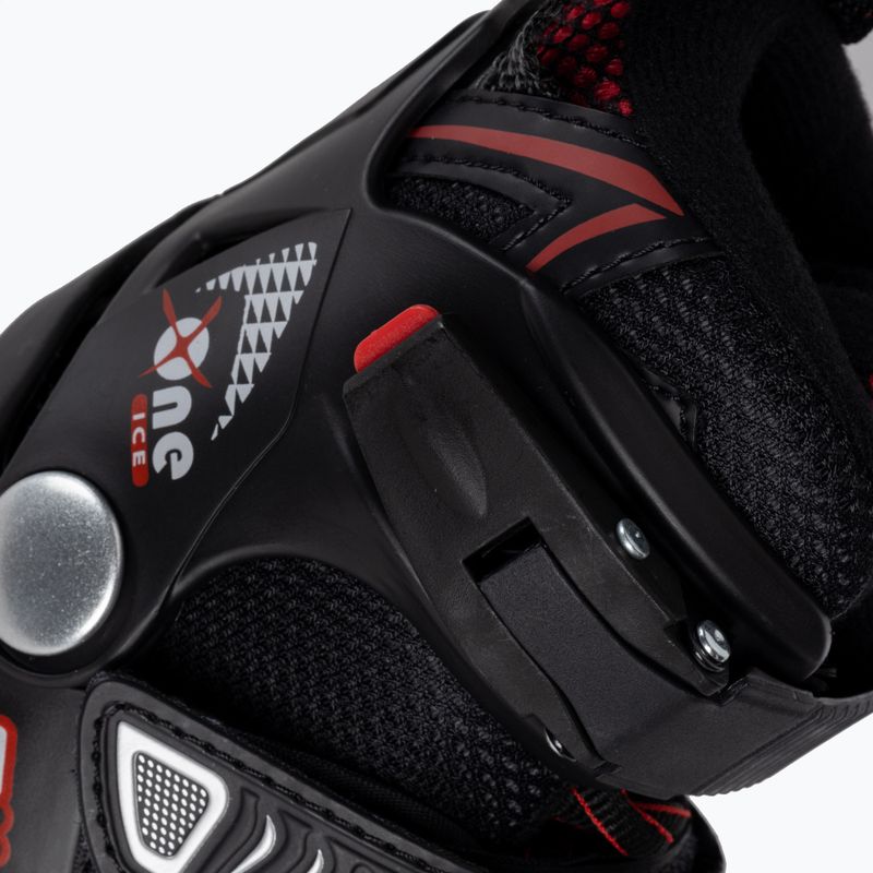 Pattini FILA X-One per bambini nero/rosso 7