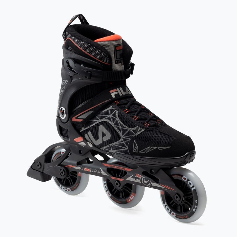 Pattini a rotelle FILA Legacy Pro 100 nero/rosso da uomo