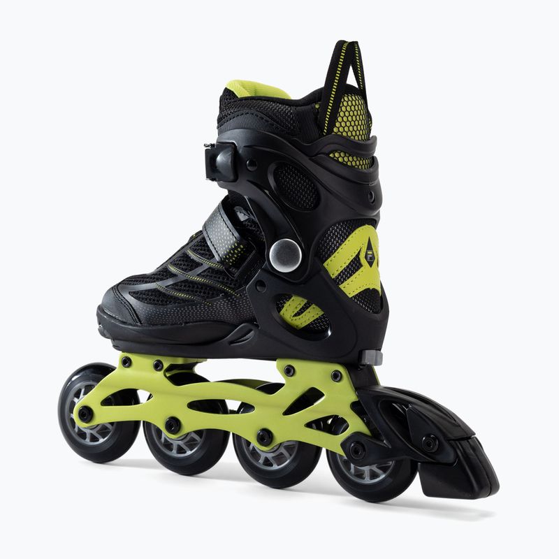 FILA Pattini a rotelle per bambini Wizy Alu nero/lime 3