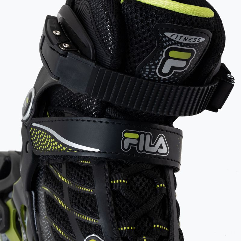 FILA Pattini a rotelle per bambini Wizy Alu nero/lime 5