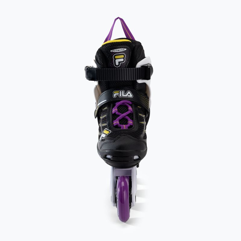 Pattini a rotelle per bambini FILA Wizy G nero/giallo magenta 4