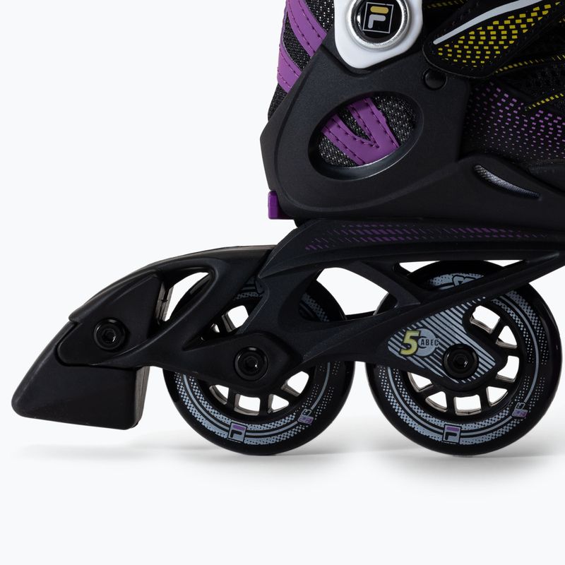 Pattini a rotelle per bambini FILA Wizy G nero/giallo magenta 7