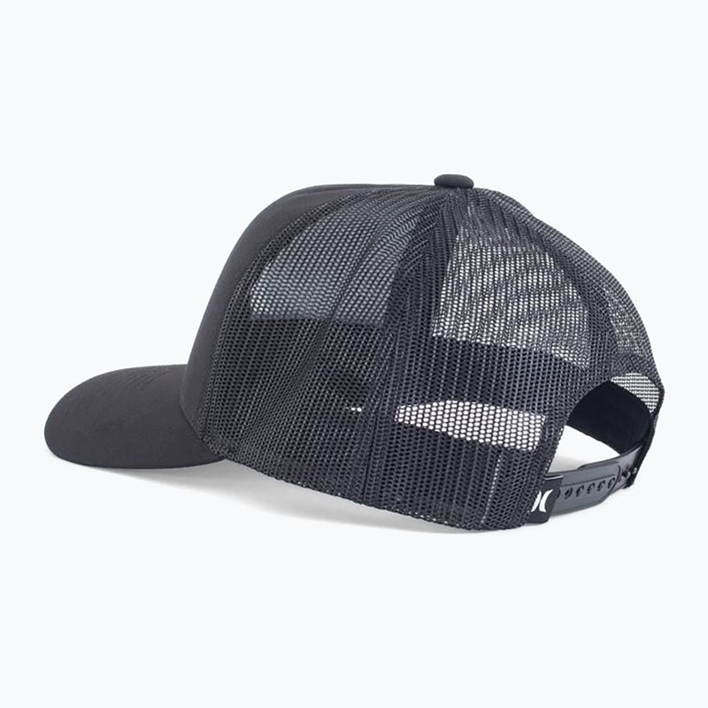 Cappello da baseball Hurley Del Mar Trucker da uomo, platino puro/nero 2