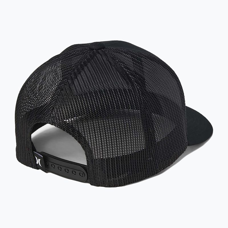 Cappello da baseball Hurley Fairway Trucker da uomo nero 2