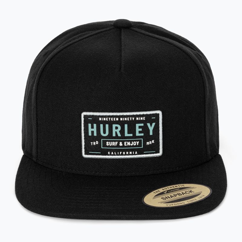 Cappello da baseball Hurley Bixby da uomo, nero 2
