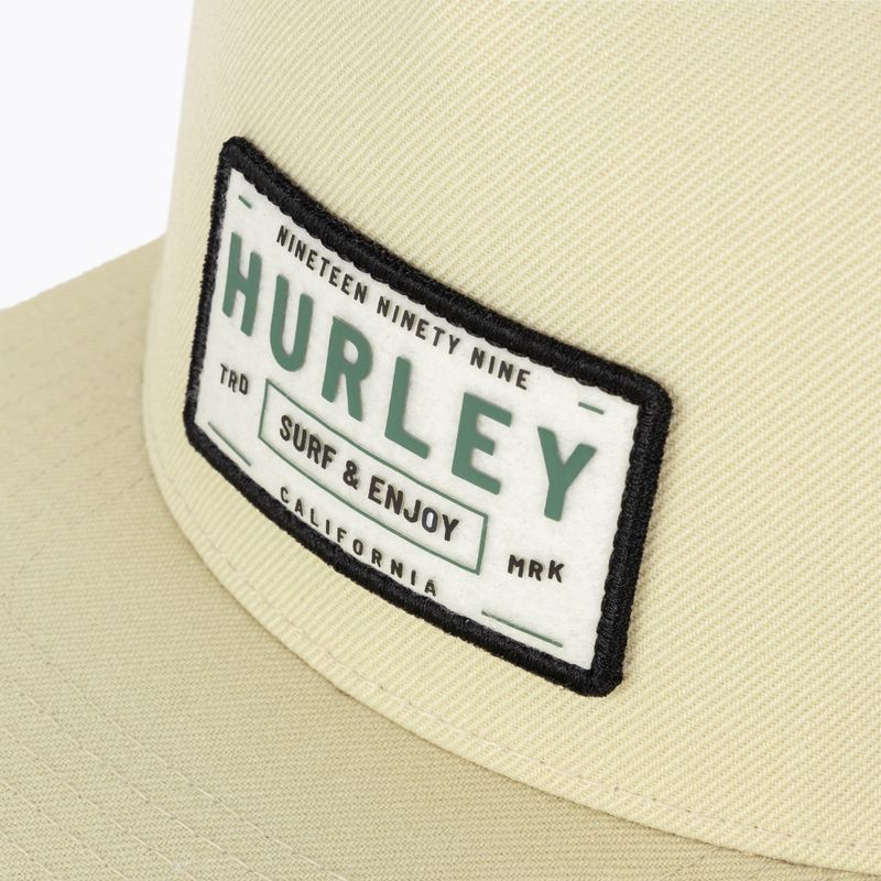 Cappello da baseball Hurley Bixby light bone da uomo 3