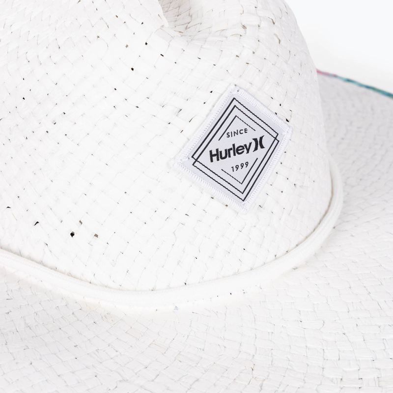 Cappello Hurley Diamond Straw da donna celeste verde acqua 4