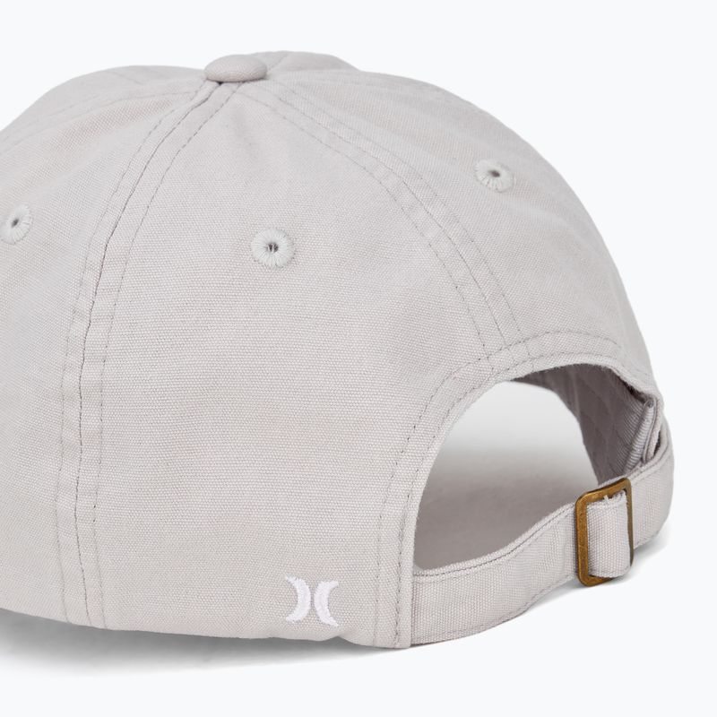 Cappello da baseball Hurley Blank Canvas light bone da uomo 4
