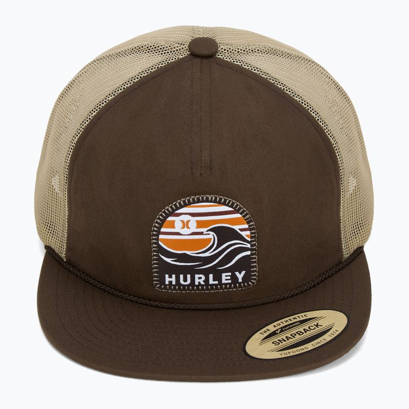 Cappello da baseball Hurley Mavericks Trucker in velluto marrone da uomo 2