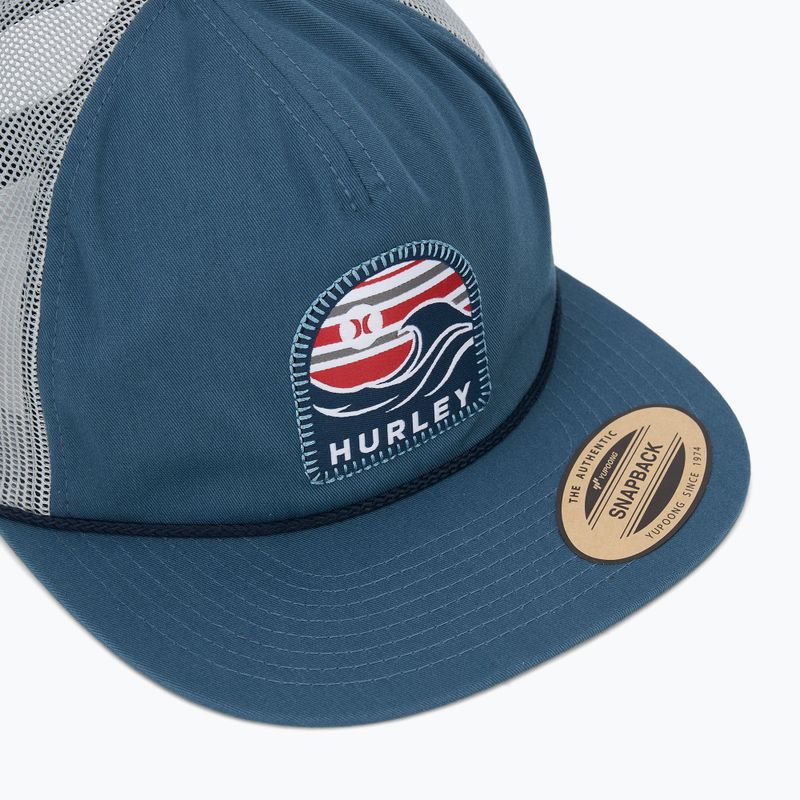 Cappello da baseball Hurley Mavericks Trucker da uomo armory navy 3