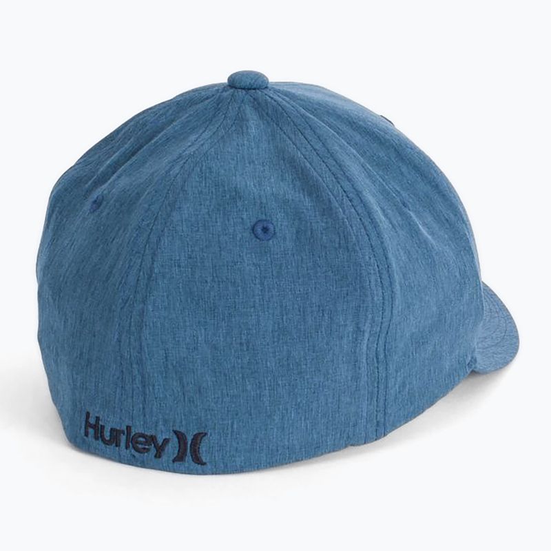 Cappello da baseball Hurley Icon Texture blu valeriano da uomo 2