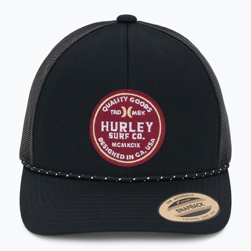 Cappello da baseball Hurley Jetties Trucker da uomo nero 2