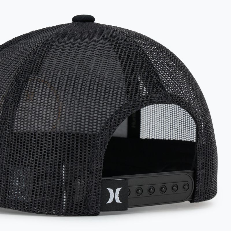 Cappello da baseball Hurley Jetties Trucker da uomo nero 4