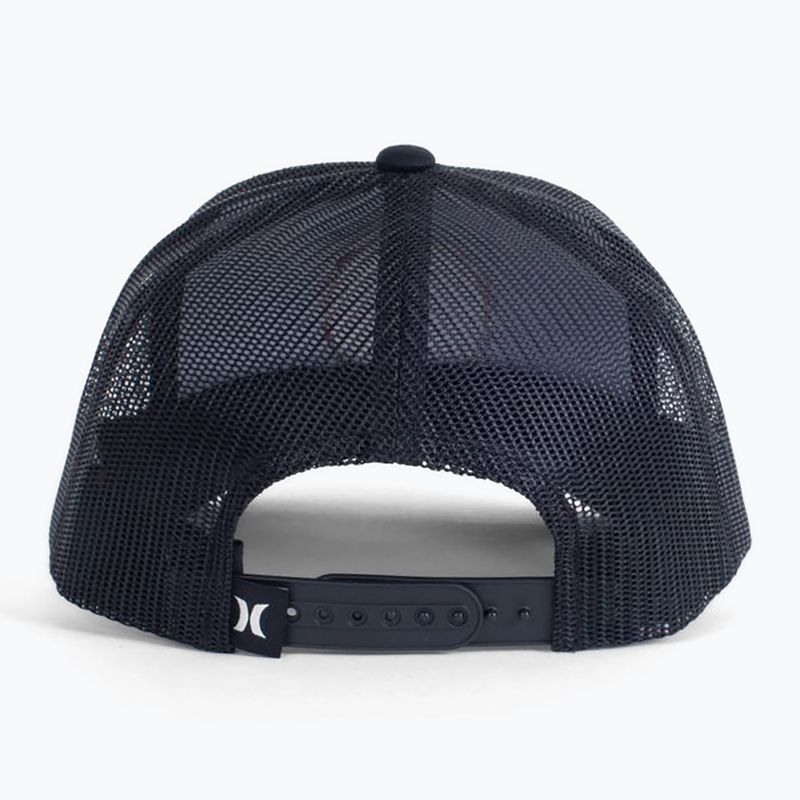 Cappello da baseball Hurley Jetties Trucker da uomo nero 2