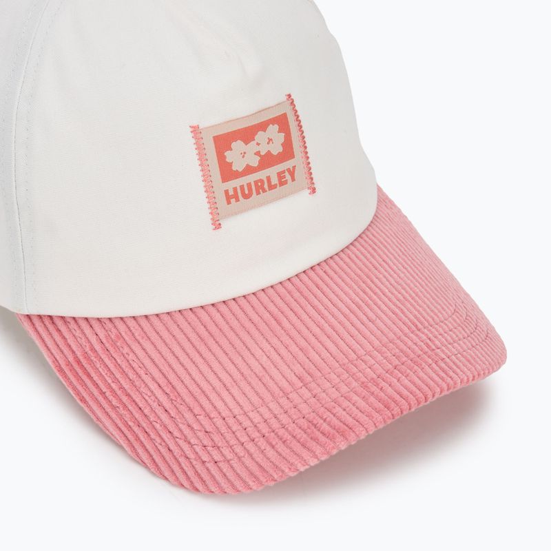 Cappello da baseball Hurley Palm valient rosso da donna 3