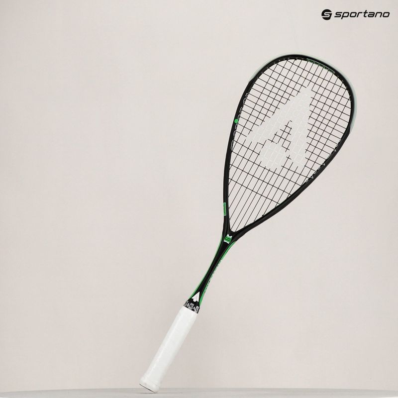 Racchetta da squash Karakal Raw Pro Lite 2.0 nero/verde 13