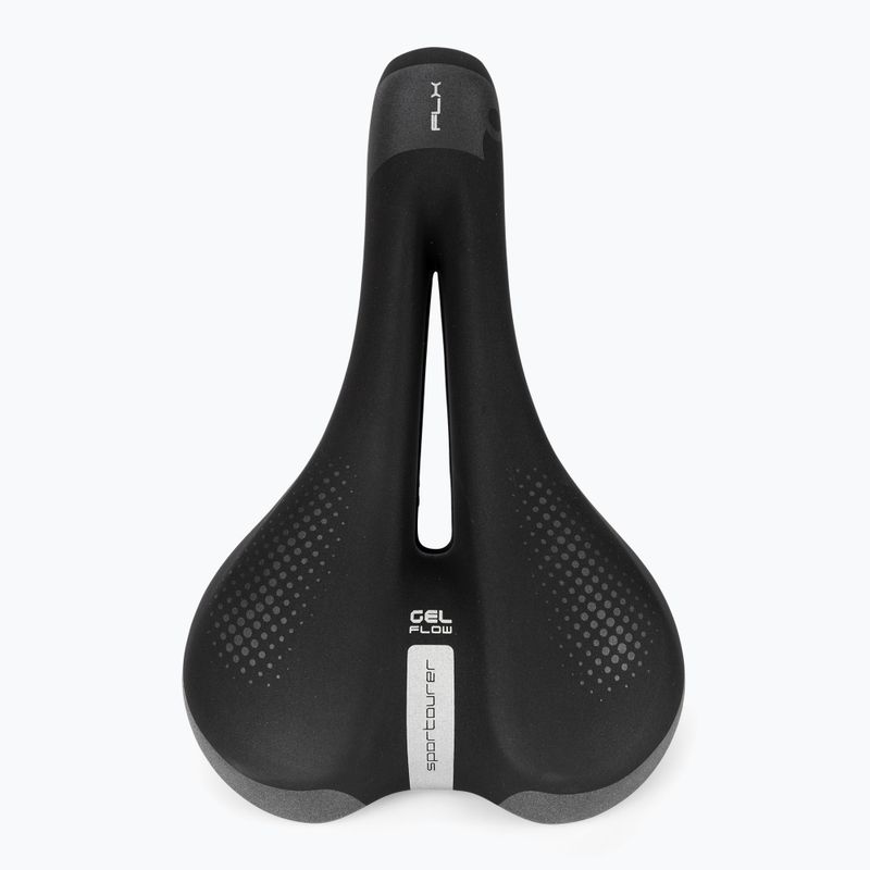 Sella da bicicletta Sportourer FLX Lady Gel Flow nera 3