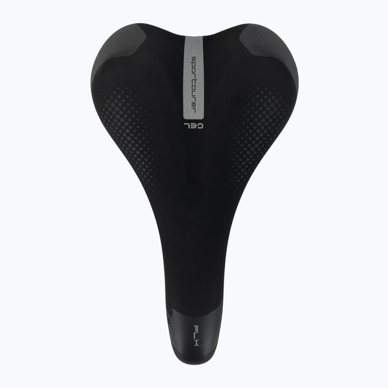 Sportourer FLX Uomo Sella da bicicletta in gel nero 3