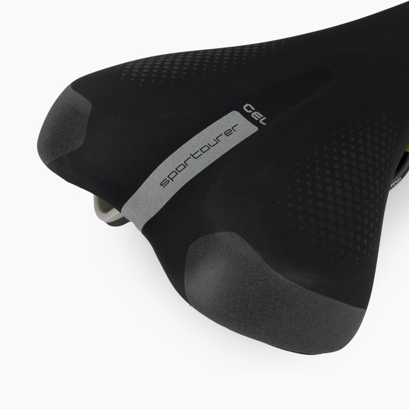 Sportourer FLX Uomo Sella da bicicletta in gel nero 5