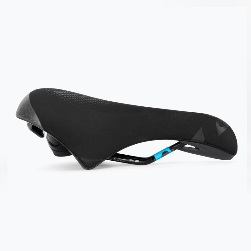 Sella da bicicletta Sportourer Kaalam Gel Flow nera 2